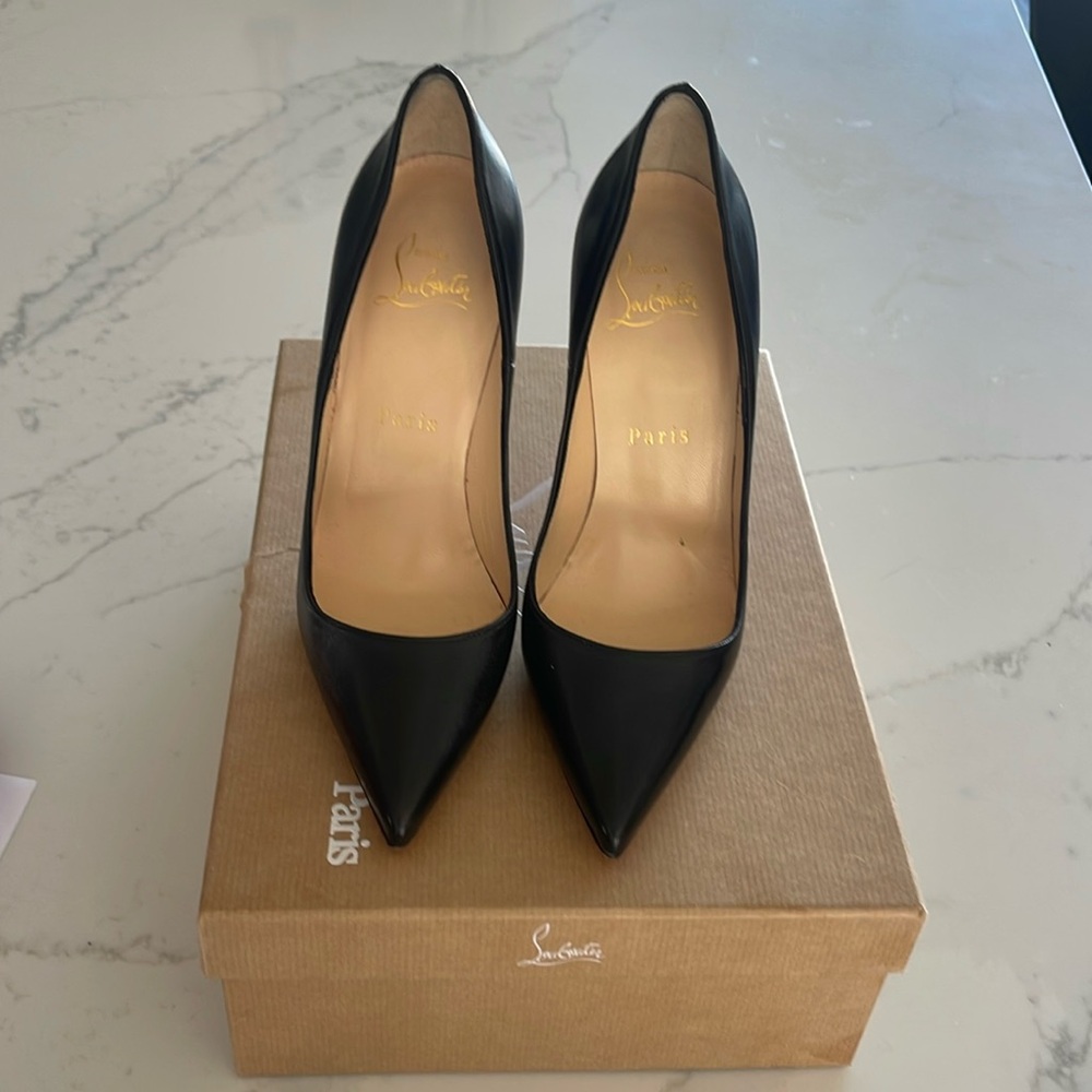 Christian Louboutin So Kate Nappa Shiny Black Size 36 Heels
